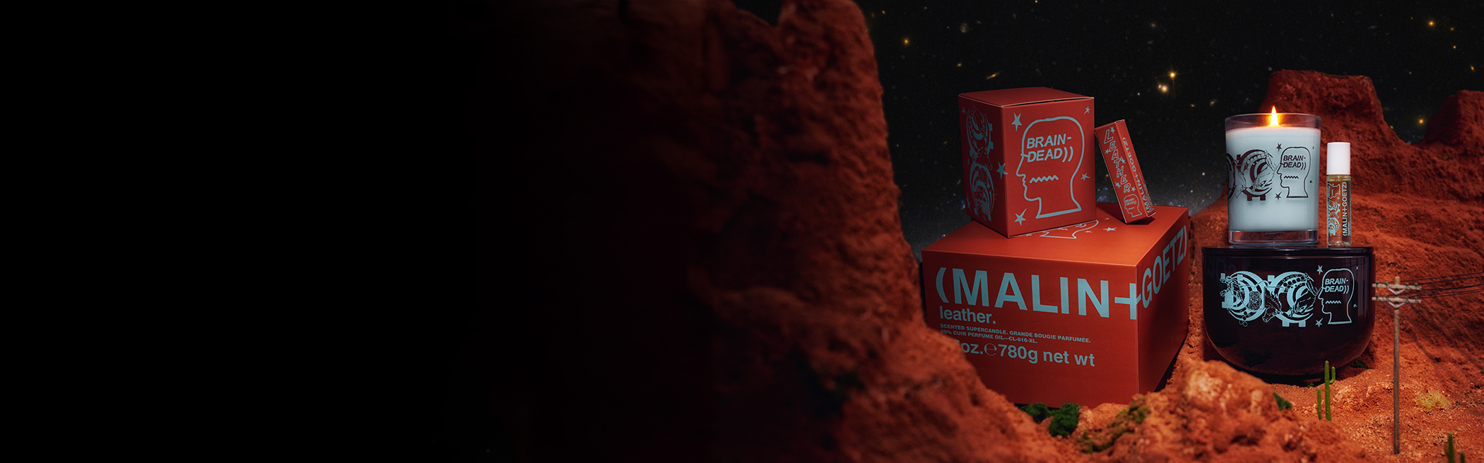 brain dead x malin+goetz leather campaign