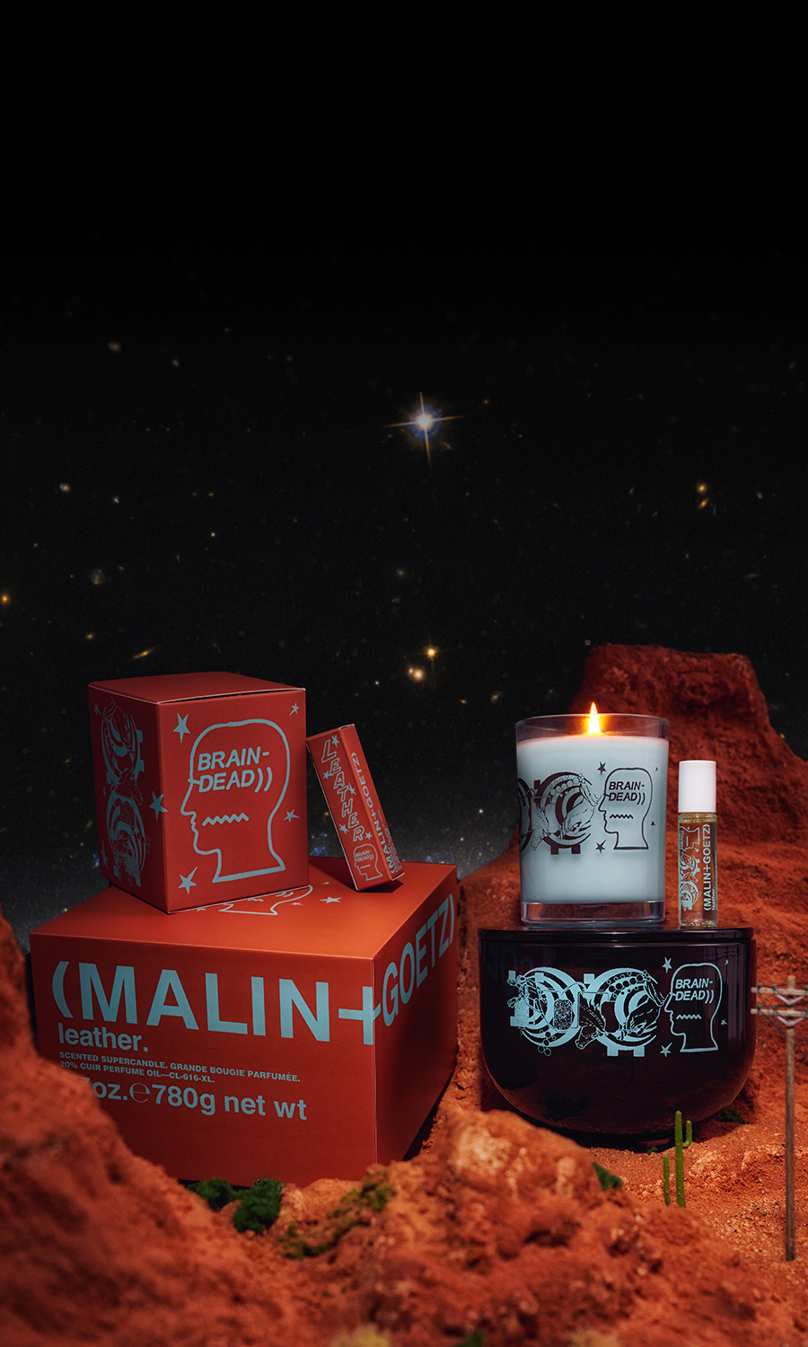 brain dead x MALIN+GOETZ leather campaign