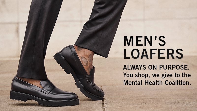 black loafers mens sale